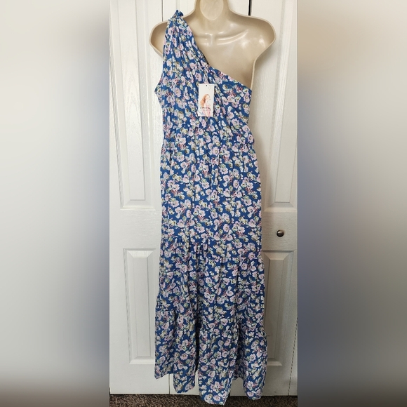 Floral One Shoulder Dress - Picture 6 of 8